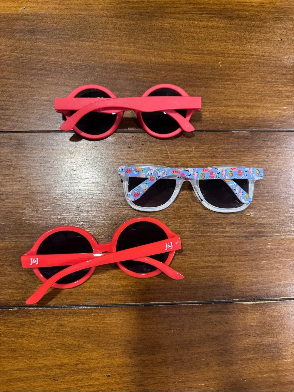 Set of 3 Kids' Patterned Sunglasses - Red, Blue, Multicolor Janie & Jack